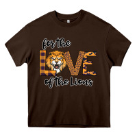 Chocolate Brown For the Love of the Lions Heavy Core Tee - Bettercallsaul