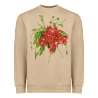 Mushroom Red Orchid Cactus Heavyweight Sweatshirt - LillyAllenDesigns