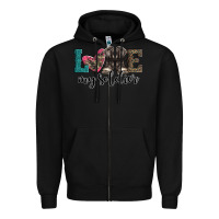 Black armed forces day love my soldier Zipper Hoodie - Artiststas
