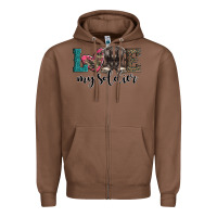 Chestnut armed forces day love my soldier Zipper Hoodie - Artiststas