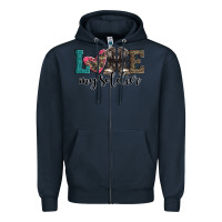 Navy armed forces day love my soldier Zipper Hoodie - Artiststas