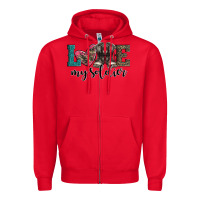 Red armed forces day love my soldier Zipper Hoodie - Artiststas