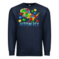 Navy autism rex Premium Sweatshirt - BarkalooDesign