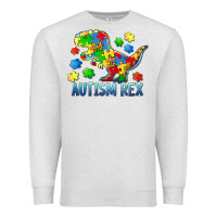Oatmeal Heather autism rex Premium Sweatshirt - BarkalooDesign