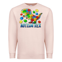 Pale Pink autism rex Premium Sweatshirt - BarkalooDesign