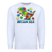 White autism rex Premium Sweatshirt - BarkalooDesign