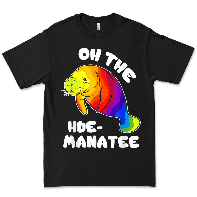Oh The Hue Manatee Funny Manatee Shirts Manatee Gifts T Shirt Premium Tee by longCreatives | Teevron