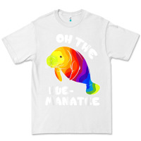 White oh the hue manatee funny manatee shirts manatee gifts t shirt Premium Tee - longCreatives