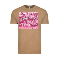 Vintage Coffee ribbon  breast cancer Vintage Tee - CowGirlArtShop