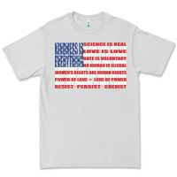Dove Grey political protest american flag   stand united t shirt Premium Tee - longCreatives
