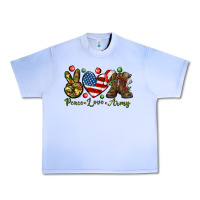 Grape Ice Peace Love Army Christmas 4th of july Urban Heavy Tee - HowdyJamesFarm