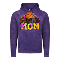 Cloud Purple basketball mom Vintage Hoodie - OliviaCreatesArt