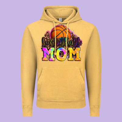 Basketball Mom Vintage Hoodie Designed By Oliviacreatesart