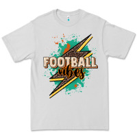 Dove Grey Football vibes Premium Tee - NancyCooperArtShop