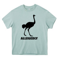 Allegedly Funny Ostrich Heavy Core Tee | Teevron
