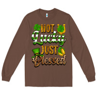 Chestnut St. Patrick's Not lucky just blessed Long Sleeve Tee - OliviaCreatesArt