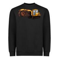 Black Thencher Chain Heavyweight Sweatshirt - LillyAllenDesigns