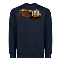 Navy Thencher Chain Heavyweight Sweatshirt - LillyAllenDesigns