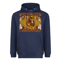 Navy horse Heavyweight Hoodie - BarkalooDesign