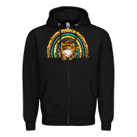 Black western bee gnomes sunflowers beehive honeycomb leopard turquoise sera Zipper Hoodie - Artiststas