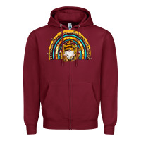 Burgundy western bee gnomes sunflowers beehive honeycomb leopard turquoise sera Zipper Hoodie - Artiststas