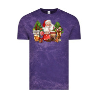 Cloud Purple christmas santa coffee cups Vintage Tee - CowGirlArtShop