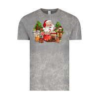 Cloud Rock christmas santa coffee cups Vintage Tee - CowGirlArtShop