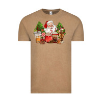 Vintage Coffee christmas santa coffee cups Vintage Tee - CowGirlArtShop