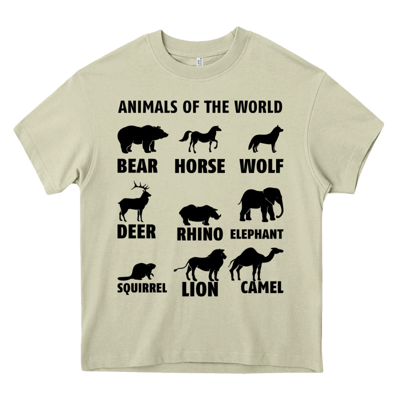 Animal Of The World Heavy Core Tee by Bettercallsaul | Teevron
