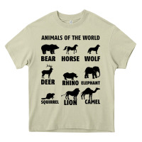 Mossy Animal Of The World Heavy Core Tee - Bettercallsaul