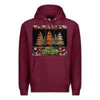 Burgundy hello 2023 Premium Hoodie - Jasminsmagicworld