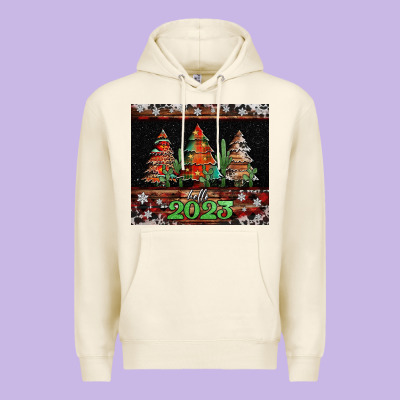 Hello 2023 Premium Hoodie Designed By Jasminsmagicworld