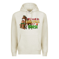 Oatmeal Heather All I Want For Christmas Is A Horse Premium Hoodie - LillyAllenDesigns