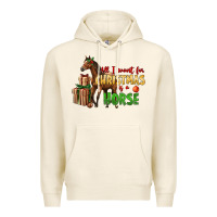 Tofu All I Want For Christmas Is A Horse Premium Hoodie - LillyAllenDesigns