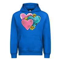 Cobalt hearts Urban Hoodie - AdoDesignShop