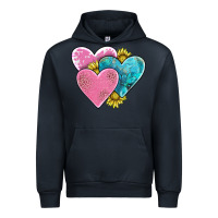 Navy hearts Urban Hoodie - AdoDesignShop
