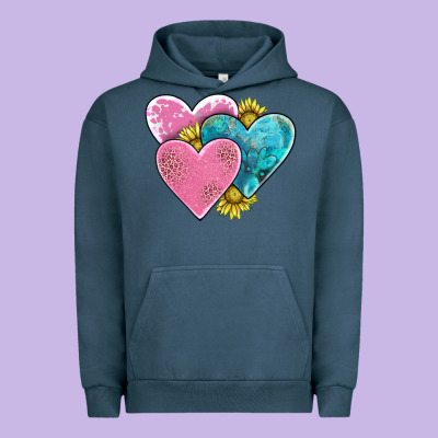 Hearts Urban Hoodie Designed By Adodesignshop