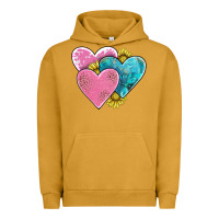 Pigment Peanut Butter hearts Urban Hoodie - AdoDesignShop
