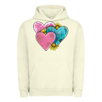 Pigment Pistachio hearts Urban Hoodie - AdoDesignShop