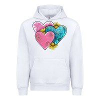 White hearts Urban Hoodie - AdoDesignShop
