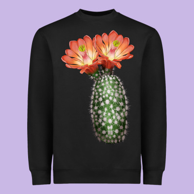 King Cup Cactus Heavyweight Sweatshirt Designed By Lillyallendesigns