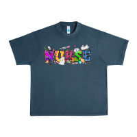 Midnight Navy Easter nurse Easter Day Urban Heavy Tee - HowdyJamesFarm