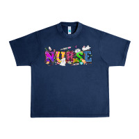Navy Easter nurse Easter Day Urban Heavy Tee - HowdyJamesFarm