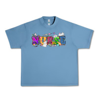 Pebble Blue Easter nurse Easter Day Urban Heavy Tee - HowdyJamesFarm