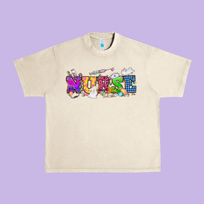 Easter Nurse Easter Day Urban Heavy Tee Designed By Howdyjamesfarm