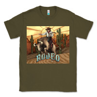 Army Green Rodeo Cowboy bullfighter western 20oz skinny Classic Tee - HowdyJamesFarm