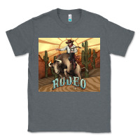 Charcoal Heather Rodeo Cowboy bullfighter western 20oz skinny Classic Tee - HowdyJamesFarm