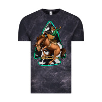 Cloud Black bucking bronco arrowhead Vintage Tee - Jasminsmagicworld