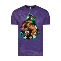 Cloud Purple bucking bronco arrowhead Vintage Tee - Jasminsmagicworld