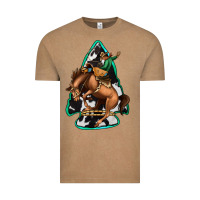 Vintage Coffee bucking bronco arrowhead Vintage Tee - Jasminsmagicworld